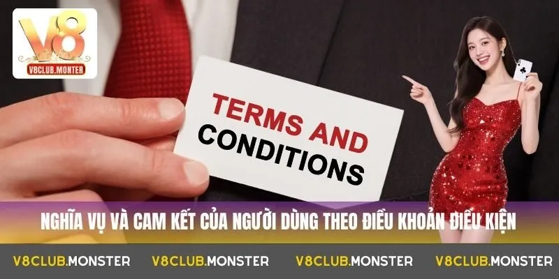 Nghĩa vụ và cam kết của người dùng theo điều khoản điều kiện